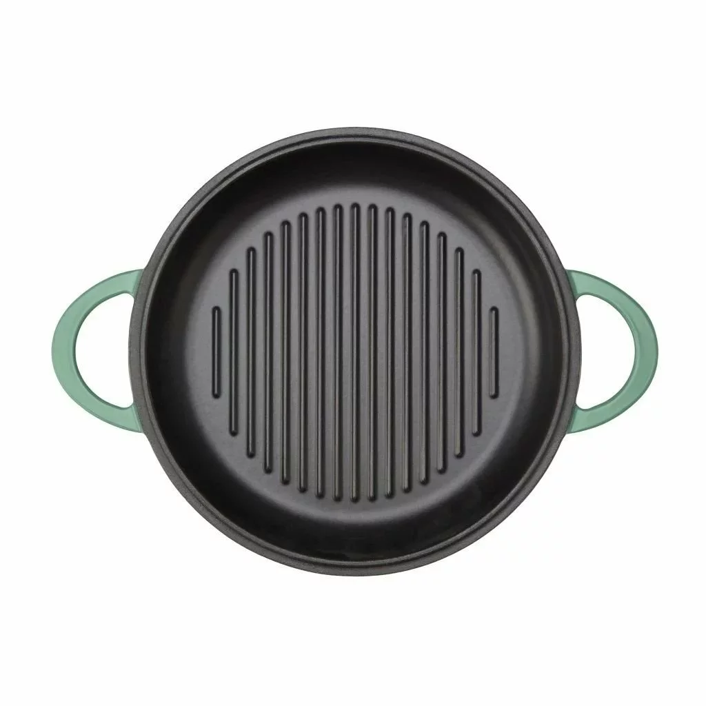 Cuisinart Chef's Classic Enameled Cast Iron 2-in-1 Multipurpose Set | Sage Green 7 Cuisinart Chef's Classic Enameled Cast Iron 2-in-1 Multipurpose Set | Sage Green - Image 5