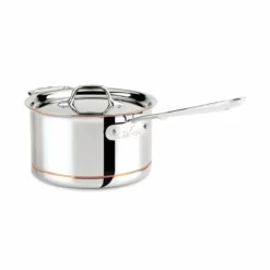 All-Clad Copper Core 5-Ply Bonded Stainless Steel Saucepan | 4 Qt.