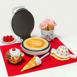 Cucina Pro CucinaPro Waffle Cone And Bowl Maker -Food Prep Tools Shop cucinapro waffle cone and bowl maker lifestyle