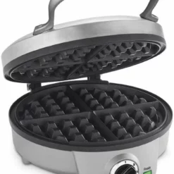 Cuisinart 4-Slice Square Belgian Waffle Maker | Round 11 Cuisinart 4-Slice Square Belgian Waffle Maker | Round -Food Prep Tools Shop cuisinart belgian waffle iron and wafflemaker waf 200 4 compressed