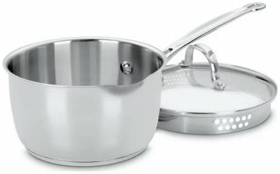 Cuisinart Chef's Classic Stainless Steel 2-Quart Cook & Pour Saucepan 3 Cuisinart Chef's Classic Stainless Steel 2-Quart Cook & Pour Saucepan