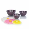 Mosser Glass Mixing Bowl Set With Silicone Lids | Eggplant & Daisies -Food Prep Tools Shop ekb mobcvepd