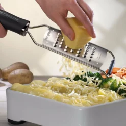Microplane Gourmet Series Extra Coarse Grater Black -Food Prep Tools Shop extra coarse gourmet grater series 45008