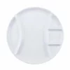 Swissmar Raclette/Fondue Plates (Set Of 4) | White - Round -Food Prep Tools Shop f77105