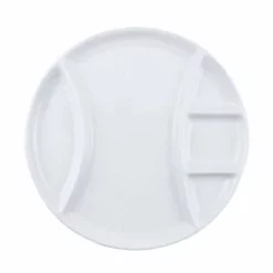 Swissmar Raclette/Fondue Plates (Set Of 4) | White - Round