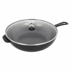 Staub 2.9 Qt Cast Iron Daily Pan | Black