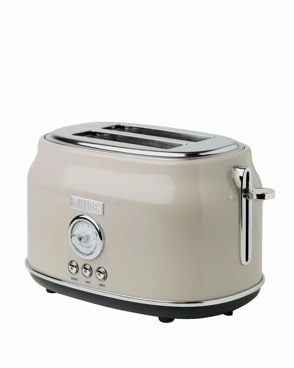 Haden Dorset 2-Slice Stainless Steel Toaster | Putty Beige 3 Haden Dorset 2-Slice Stainless Steel Toaster | Putty Beige
