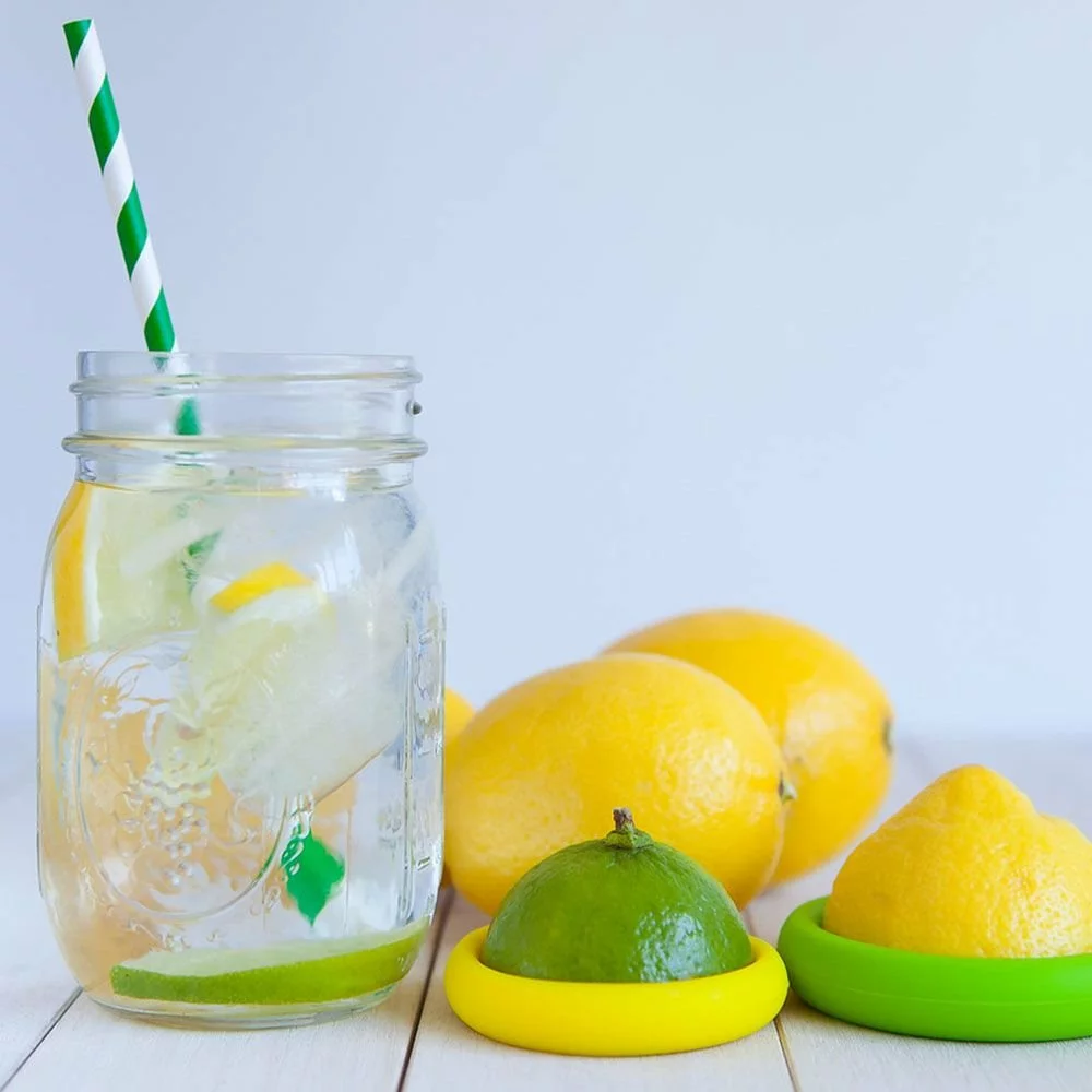 Food Huggers Citrus Savers (Set Of 2) | Fresh Green 7 Food Huggers Citrus Savers (Set Of 2) | Fresh Green - Image 5