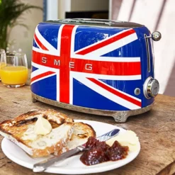 SMEG 2-Slice Toaster | Union Jack -Food Prep Tools Shop july na smeg