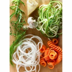 KitchenAid Spiralizer Attachment - Fits All KitchenAid Stand Mixer Models (Includes 2 Spiralizing Blades, 2 Slicing/Coring Blades, & 1 Peeling Blade) 11 KitchenAid Spiralizer Attachment - Fits All KitchenAid Stand Mixer Models (Includes 2 Spiralizing Blades, 2 Slicing/Coring Blades, & 1 Peeling Blade) -Food Prep Tools Shop ksm1apc 4