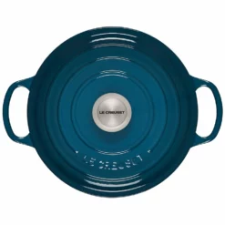Le Creuset 4.5 Qt. Round Signature Dutch Oven With Stainless Steel Knob | Deep Teal 11 Le Creuset 4.5 Qt. Round Signature Dutch Oven With Stainless Steel Knob | Deep Teal -Food Prep Tools Shop ls2501 247dss 3
