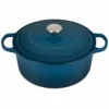 Le Creuset 7.25 Qt. Round Signature Dutch Oven With Stainless Steel Knob | Deep Teal 2 Le Creuset 7.25 Qt. Round Signature Dutch Oven With Stainless Steel Knob | Deep Teal -Food Prep Tools Shop ls2501 287dss