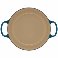 Le Creuset 7.25 Qt. Round Signature Dutch Oven With Stainless Steel Knob | Deep Teal -Food Prep Tools Shop ls2501 287dss 4