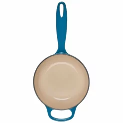 Le Creuset 1.75 Qt. Signature Enameled Cast Iron Saucepan With Stainless Steel Knob | Deep Teal -Food Prep Tools Shop ls2518 167dss 4