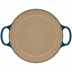Le Creuset 3.5 Qt. Signature Braiser With Stainless Steel Knob | Deep Teal -Food Prep Tools Shop ls2532 307dss 4