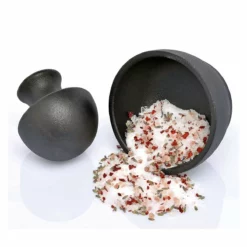 Frieling Manu Cast Iron Mortar & Pestle | 4" X 3" -Food Prep Tools Shop m076127 5