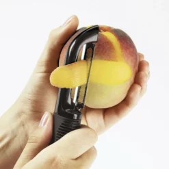 OXO 3 Piece Peeler Set - Black -Food Prep Tools Shop oxo serrated peeler black