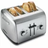 KitchenAid 4-Slice Toaster With Manual High-Lift Lever | Brushed Stainless Steel -Food Prep Tools Shop p170145 13z