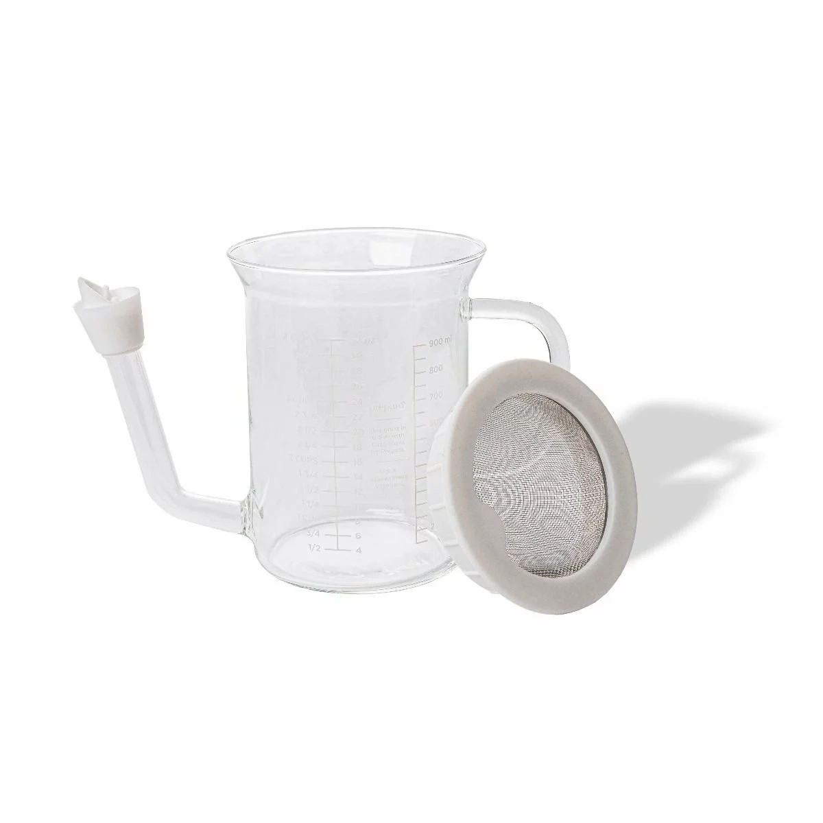 Prepara Fat Separator With Strainer | 4 Cup 3 Prepara Fat Separator With Strainer | 4 Cup