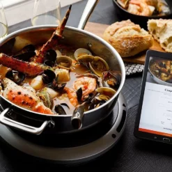 Hestan Cue 5.5 Qt. Smart Chef's Pot | Stainless Steel -Food Prep Tools Shop pot3 2