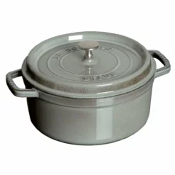 Staub 5.5 Qt. Round Cocotte/Dutch Oven | Graphite Grey