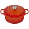 Le Creuset 4.5 Qt. Round Signature Dutch Oven With Stainless Steel Knob | Flame Orange -Food Prep Tools Shop rs11163 ls2501 242ss