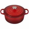 Le Creuset 3.5 Qt. Round Signature Dutch Oven With Stainless Steel Knob | Cerise/Cherry Red -Food Prep Tools Shop rs11195 ls2501 2267ss