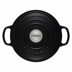 Le Creuset 3.5 Qt. Round Signature Dutch Oven With Stainless Steel Knob | Licorice 10 Le Creuset 3.5 Qt. Round Signature Dutch Oven With Stainless Steel Knob | Licorice -Food Prep Tools Shop rs11437 ls2501 2220ss 3 lpr