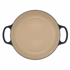Le Creuset 3.5 Qt. Signature Enameled Cast Iron Braiser With Stainless Steel Knob | Licorice -Food Prep Tools Shop rs11711 ls2532 3020ss 4 lpr