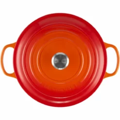 Le Creuset 7.25 Qt. Round Signature Dutch Oven With Stainless Steel Knob | Flame Orange -Food Prep Tools Shop rs11936 lc 20200311 fr ps os 21177300902430 004s