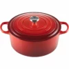 Le Creuset 7.25 Qt. Round Signature Dutch Oven With Stainless Steel Knob | Cerise/Cherry Red -Food Prep Tools Shop rs11938 lc 20200311 fr ps os 21177300602430 001s 2