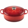 Le Creuset 5 Qt. Oval Signature Dutch Oven With Stainless Steel Knob | Cerise/Cherry Red -Food Prep Tools Shop rs11948 lc 20191021 fr ps 00006s