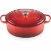 Le Creuset 6.75 Qt. Oval Signature Dutch Oven With Stainless Steel Knob | Cerise/Cherry Red 1 Le Creuset 6.75 Qt. Oval Signature Dutch Oven With Stainless Steel Knob | Cerise/Cherry Red -Food Prep Tools Shop rs11953 lc 20191105 fr ps 00003