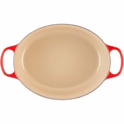 Le Creuset 9.5 Qt. Oval Signature Dutch Oven With Stainless Steel Knob | Cerise/Cherry Red -Food Prep Tools Shop rs11963 lc 20191107 fr ps 00005 s
