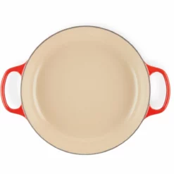 Le Creuset 3.5 Qt. Signature Enameled Cast Iron Braiser With Stainless Steel Knob | Cerise/Cherry Red -Food Prep Tools Shop rs11982 lc 20191015 fr ps 00016