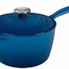 Le Creuset 2.25 Qt. Signature Enameled Cast Iron Saucepan With Stainless Steel Knob | Marseille Blue -Food Prep Tools Shop rs12287 ls2518 1859ss 1