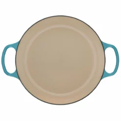 Le Creuset 3.5 Qt. Signature Enameled Cast Iron Braiser With Stainless Steel Knob | Caribbean Blue 9 Le Creuset 3.5 Qt. Signature Enameled Cast Iron Braiser With Stainless Steel Knob | Caribbean Blue -Food Prep Tools Shop rs12366 ls2532 3017ss 4