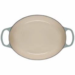 Le Creuset 6.75 Qt. Oval Signature Dutch Oven With Stainless Steel Knob | Sea Salt -Food Prep Tools Shop rs17074 ls2502 31717ss 4