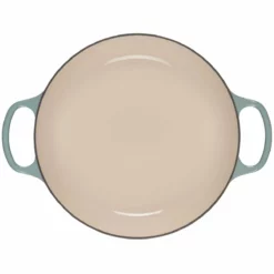 Le Creuset 3.5 Qt. Signature Enameled Cast Iron Braiser With Stainless Steel Knob | Sea Salt -Food Prep Tools Shop rs17081 ls2532 30717ss 4 lpr