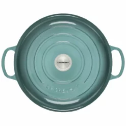 Le Creuset 5 Qt. Signature Enameled Cast Iron Braiser With Stainless Steel Knob | Sea Salt -Food Prep Tools Shop rs17356 rs12503 ls2532 32717ss 3p lpr