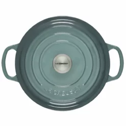 Le Creuset 3.5 Qt. Round Signature Dutch Oven With Stainless Steel Knob| Sea Salt -Food Prep Tools Shop rs17360 rs11197 ls2501 22717ss 3p
