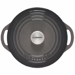 Le Creuset 2.75 Qt. Shallow Round Dutch Oven | Oyster -Food Prep Tools Shop rs18428 l2545 227fss 3