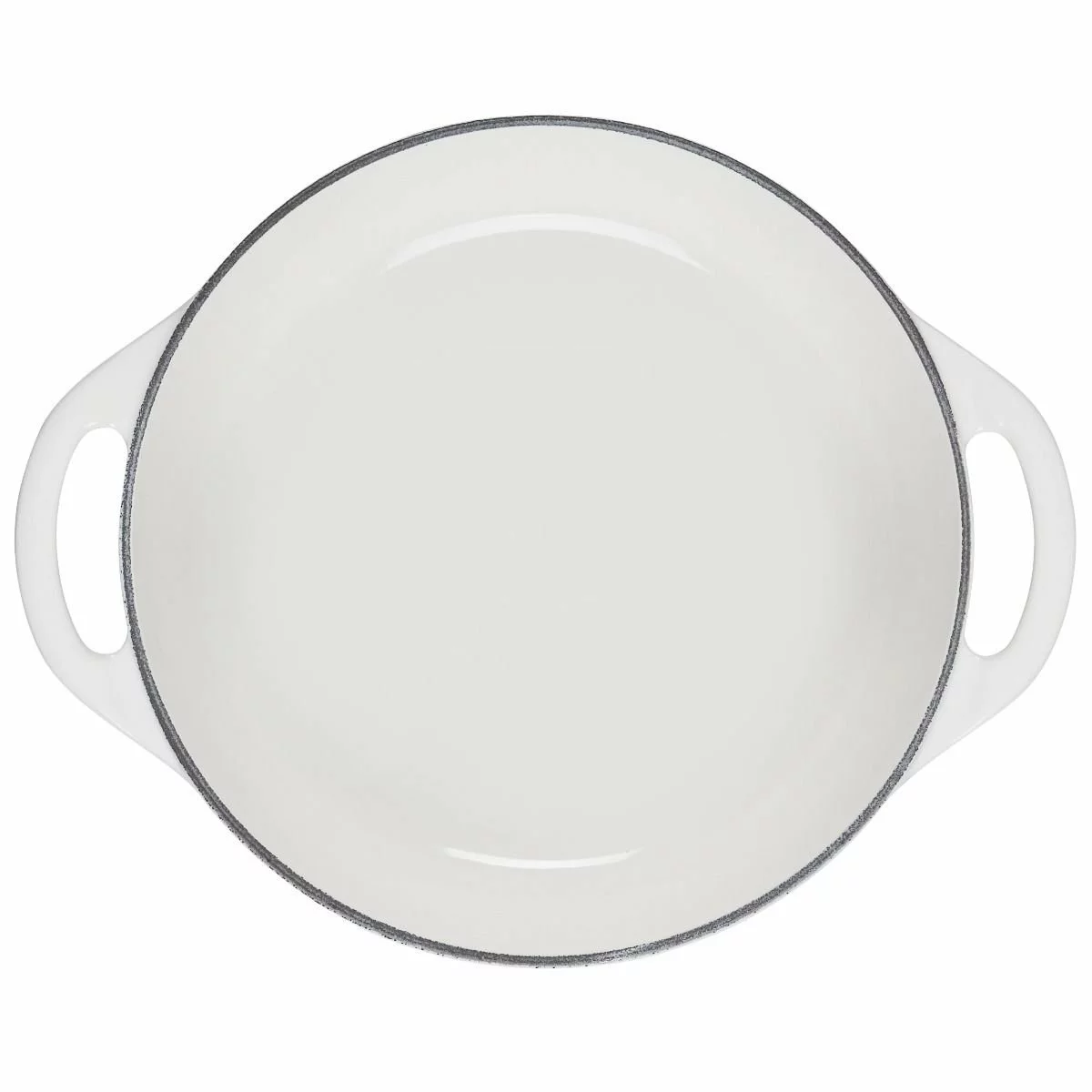 Le Creuset 2.75 Qt. Shallow Round Dutch Oven | White 6 Le Creuset 2.75 Qt. Shallow Round Dutch Oven | White - Image 4