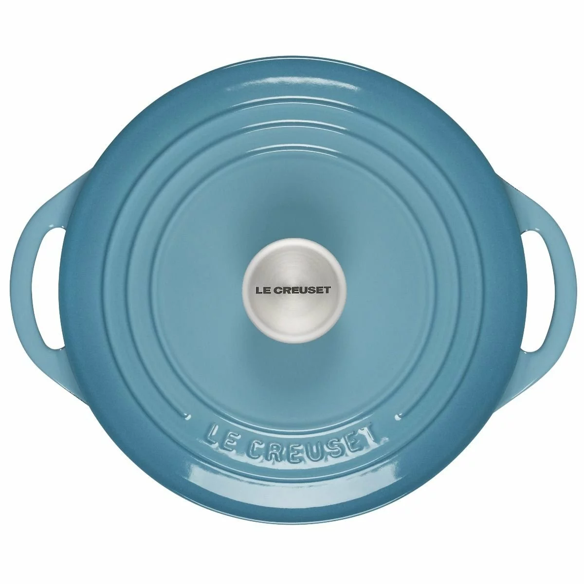 Le Creuset 2.75 Qt. Shallow Round Dutch Oven | Caribbean 5 Le Creuset 2.75 Qt. Shallow Round Dutch Oven | Caribbean - Image 3