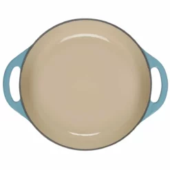 Le Creuset 2.75 Qt. Shallow Round Dutch Oven | Caribbean 10 Le Creuset 2.75 Qt. Shallow Round Dutch Oven | Caribbean -Food Prep Tools Shop rs18937 l2545 2217ss 4