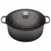 Le Creuset 13.25 Qt. Round Signature Cast Iron Dutch Oven With Stainless Steel Knob | Oyster Grey -Food Prep Tools Shop rs6777 ls2501 347fss