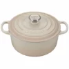 Le Creuset 4.5 Qt. Round Signature Dutch Oven With Stainless Steel Knob | Meringue White 1 Le Creuset 4.5 Qt. Round Signature Dutch Oven With Stainless Steel Knob | Meringue White -Food Prep Tools Shop rs9080 ls2501 24716ss lpr