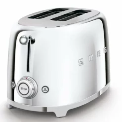 SMEG 2-Slice Toaster | Chrome