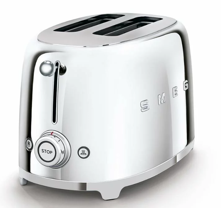 SMEG 2-Slice Toaster | Chrome 3 SMEG 2-Slice Toaster | Chrome