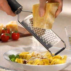 Microplane Gourmet Series Star Grater | Black -Food Prep Tools Shop star blade grater gourmet series 45009